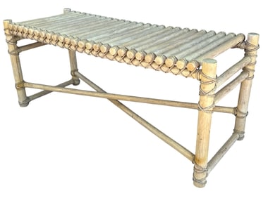 Vintage Bamboo "Xylophone" Table