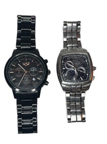 Two Mens Watches, CITIZEN Moon Phase, LIGE