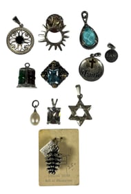 Collection of Sterling Silver Charms & Pendants