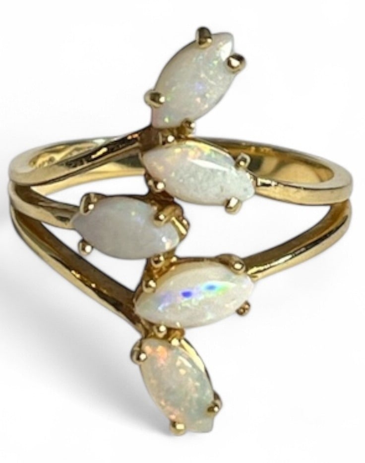14k Gold and Opal Ladies Ring (1 of 6)