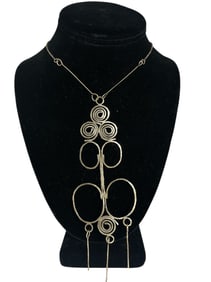 A Sterling Silver Modernist Necklace