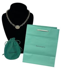TIFFANY & CO. Sterling Silver "Return To Tiffany" Necklace