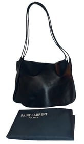 A Vintage YVES SAINT LAURENT Leather Shoulder Bag