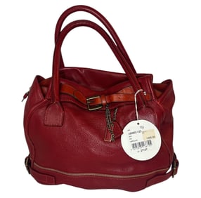 Vintage Red Leather CHLOE Handbag