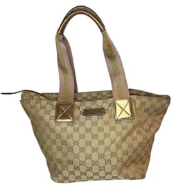 Vintage GUCCI Canvas Tote Bag