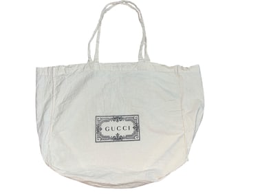 A GUCCI Canvas Monogram Tote Bag