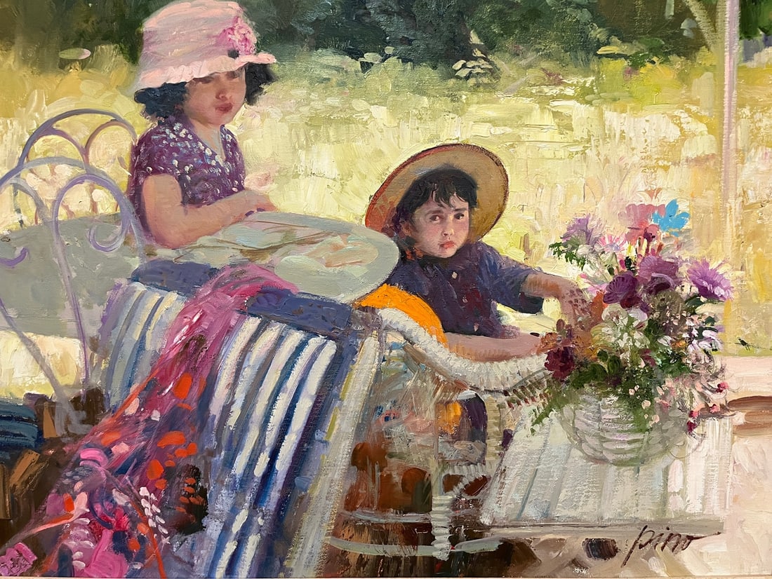 A PINO DAENI (Italian/American, 1939-2010) Painting (1 of 4)