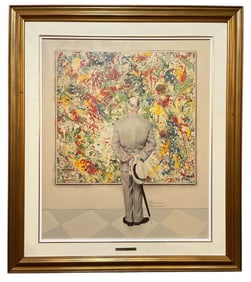 NORMAN ROCKWELL Giclee, "The Connoisseur"