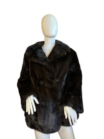 Vintage Mid Length Mink Fur Coat