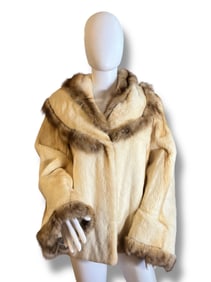 A Vintage Mid Length Sheared Mink Fur Coat, JOHN PAVLIS