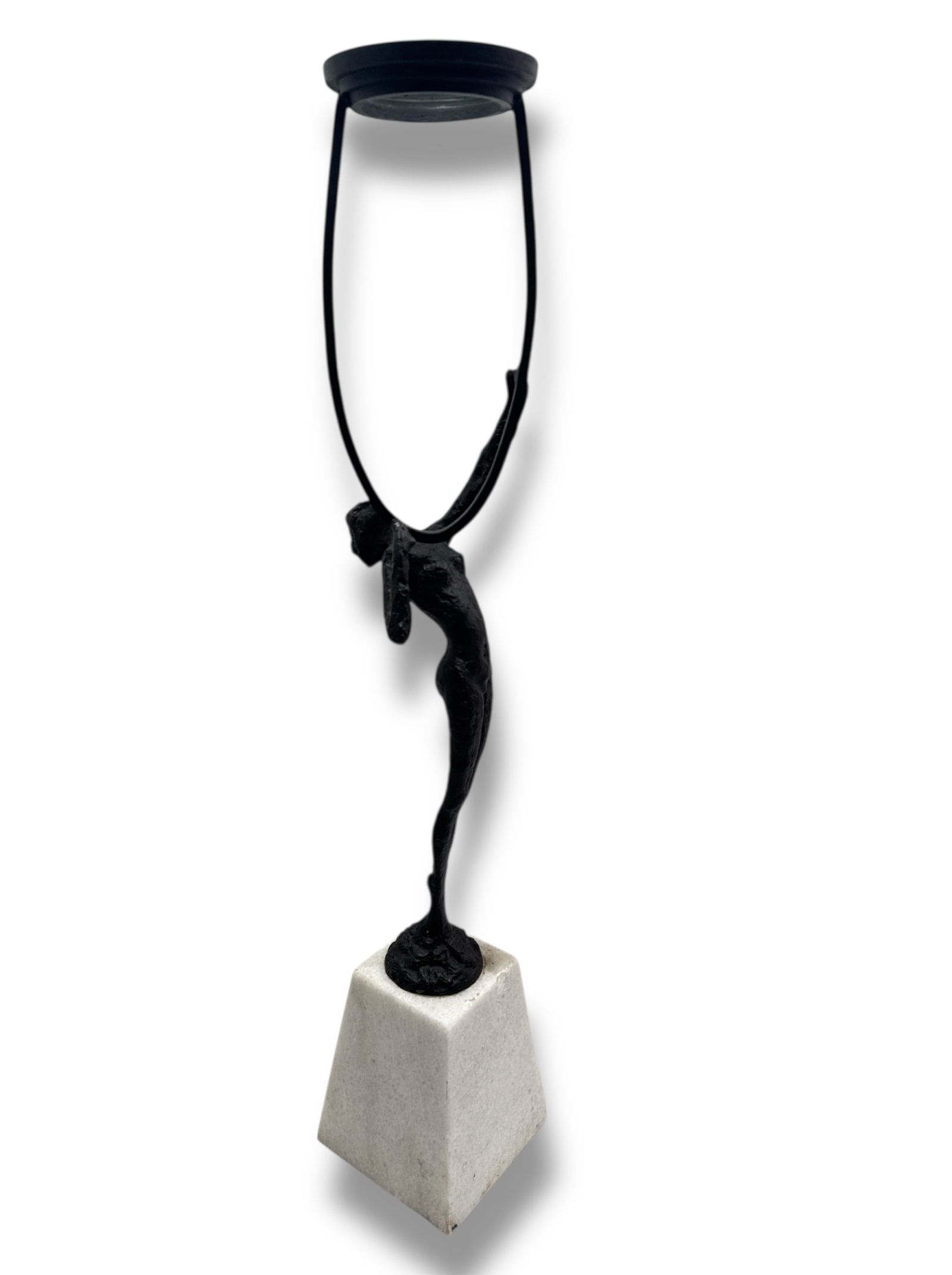 Art Deco Marble Base Bronze Ashtray Holder (1 of 6)