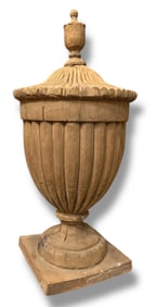 Antique French Wood Architectural Finial