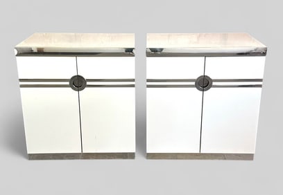 A Pair of PIERRE CARDIN Nightstands