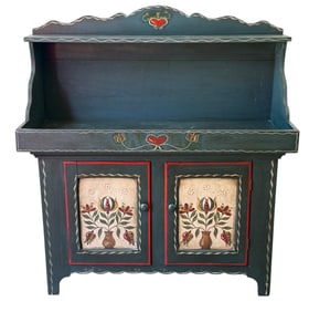 Swedish Hand Painted Dry Sink