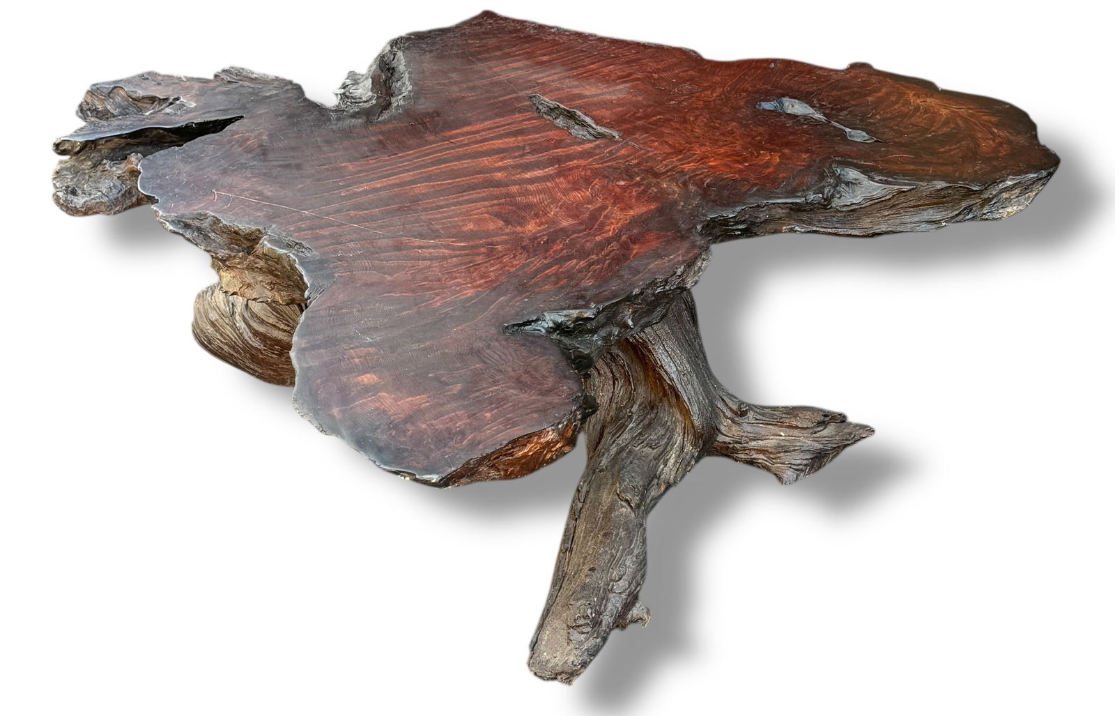 Exceptional Mid Century Live Edge Coffee Table (1 of 5)