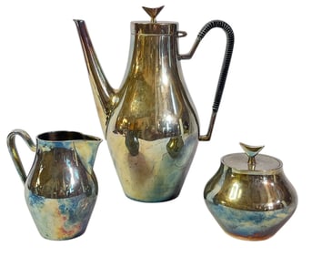 Mid Century 1950's "Denmark" JOHN PRIP for REED & BARTON Coffee Service Set