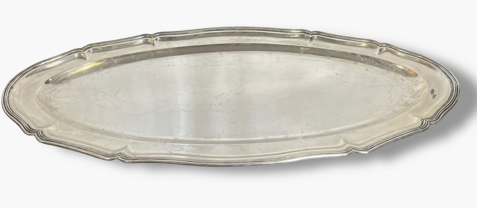 Large 800 Silver Serving Tray (1 of 3)