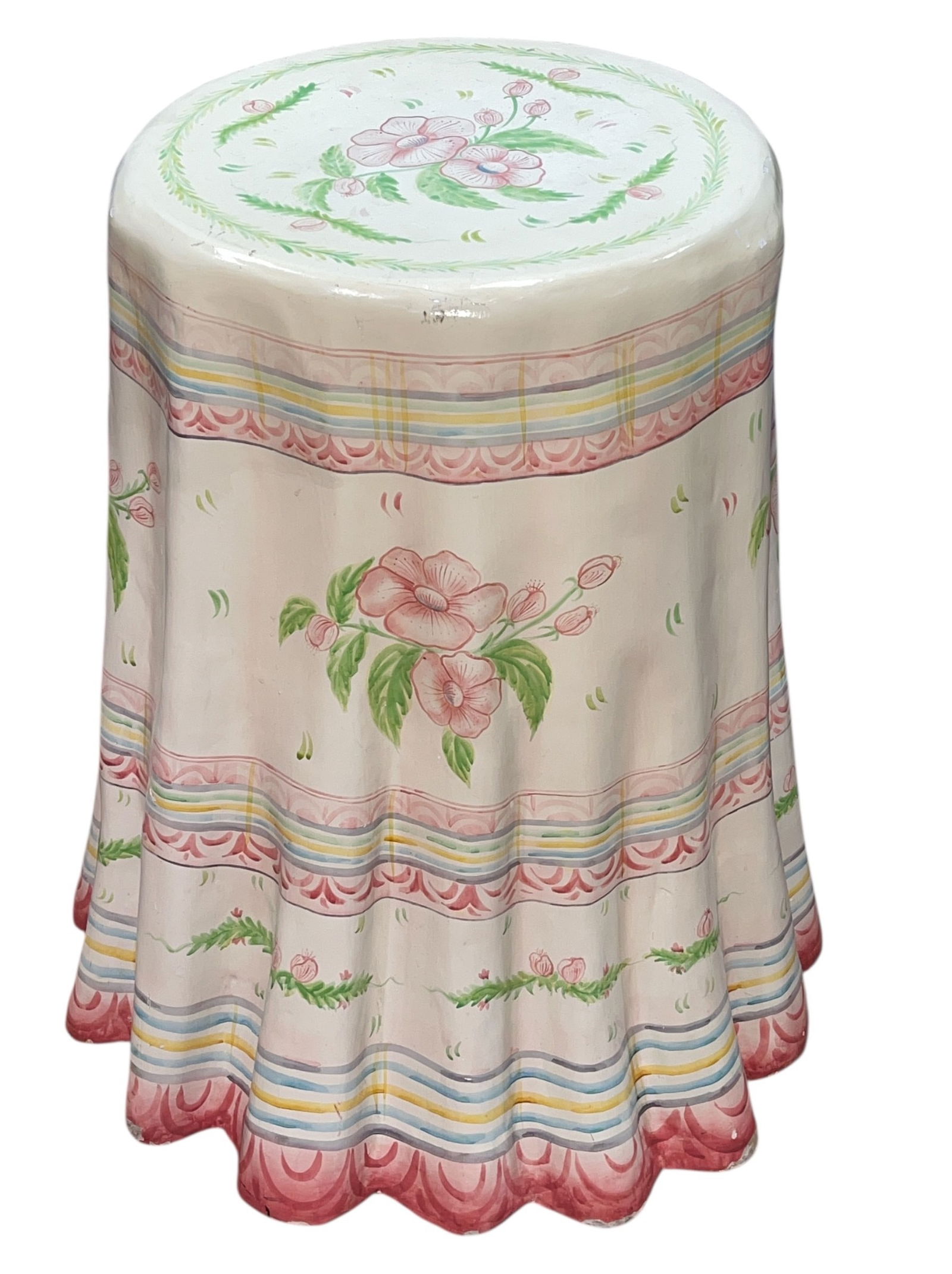 MACKENZIE CHILDS Style Trompe L'oeil Ghost Table (1 of 6)