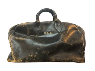Elk Hide Leather Doctor's Travel Bag