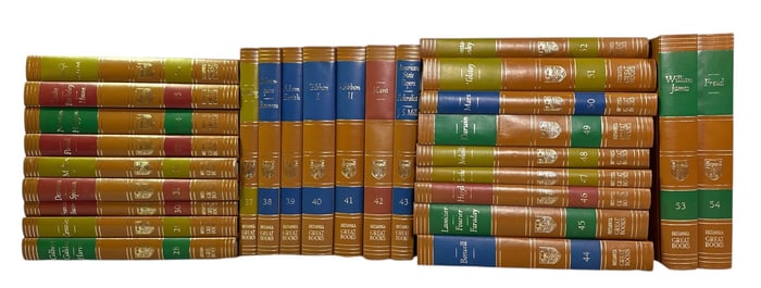 Complete 1952 BRITANNICA Great Books Encyclopedia Set, 54 Volumes