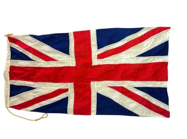 Early 1900s British Union Jack 1 Yard Flag