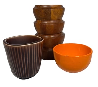 Collection of Mid Century Bowls, SCANFORM DENMARK