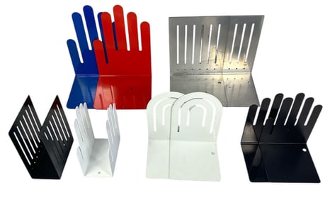 Collection of SPECTRUM DIV DESIGN Bookends & Napkin Holder