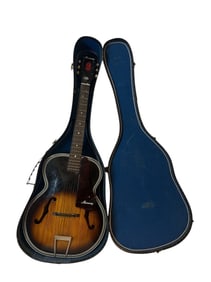 A Vintage HARMONY H1215 Archtop Acoustic Guitar