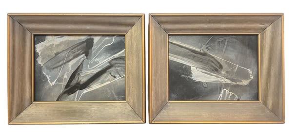 Two K.F PRYOR Abstract Paintings