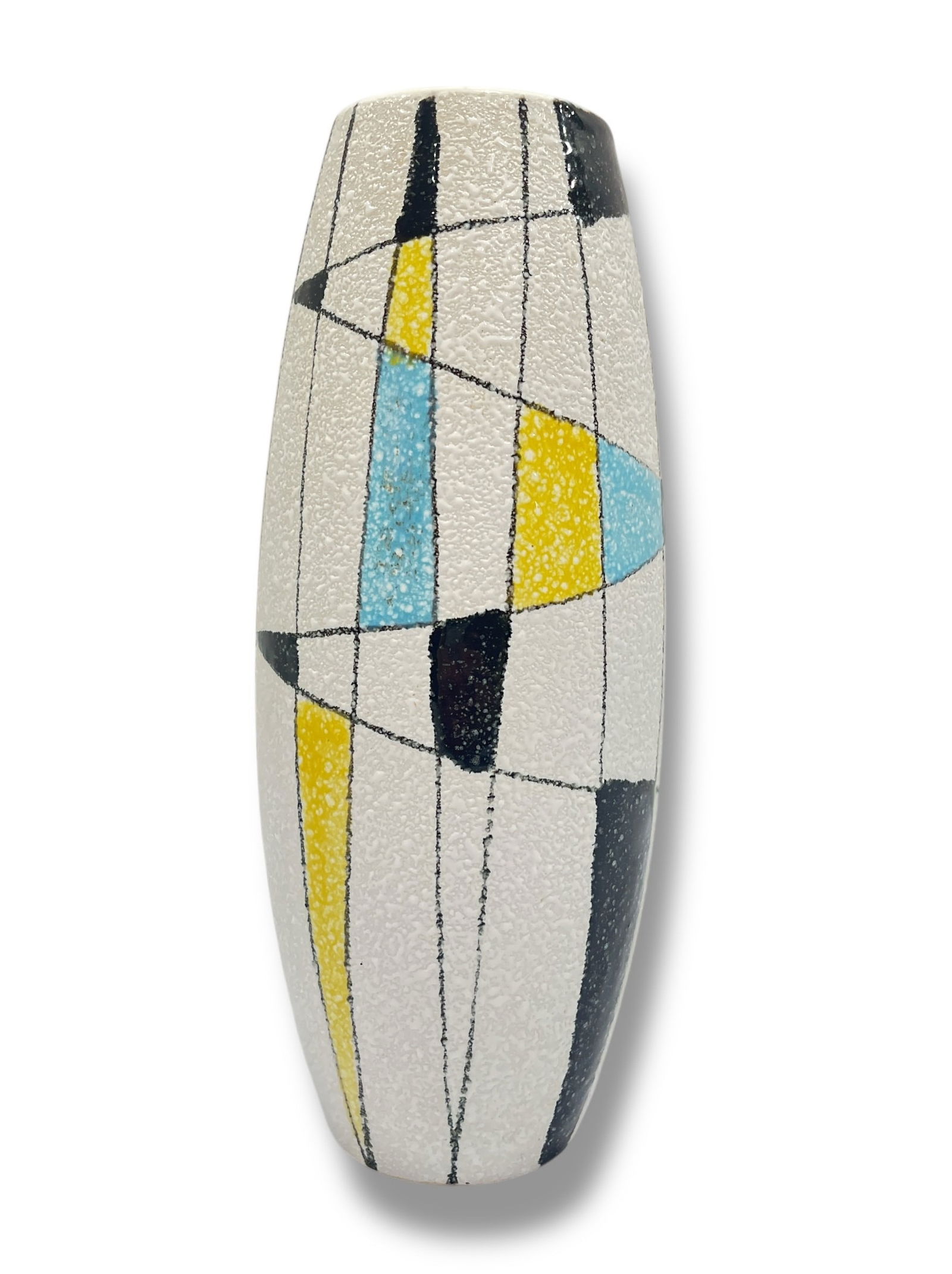 Mid Century MIRO Style Textured Vase (1 of 3)