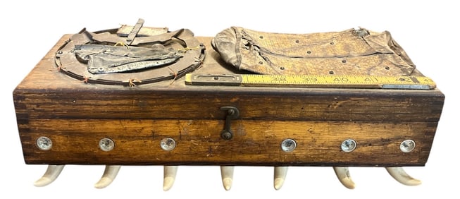 Incredible Folk Art Assemblage Box