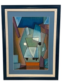 Abstract Cubist Painting, "Sandra '04"
