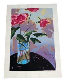 A CHRISTOPHER BROADHURST Signed Lithograph, "Ascent"