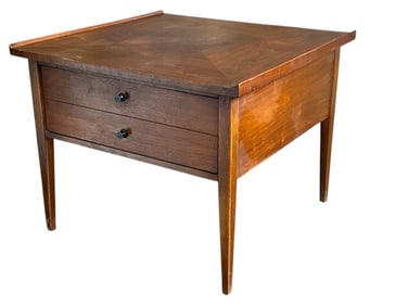 Mid Century MERTON GERSHUN For AMERICAN OF MARTINSVILLE Walnut End Table