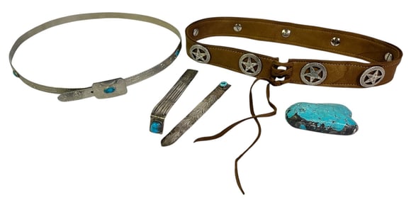 Collection Southwestern Sterling Turquoise Accessories, OTERO