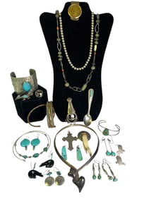 Collection Southwestern & Other Jewelry, Some Sterling Silver