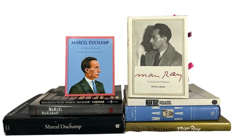 Collection of MAN RAY & MARCEL DUCHAMP Art Books