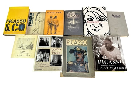 Collection of PABLO PICASSO Art Books