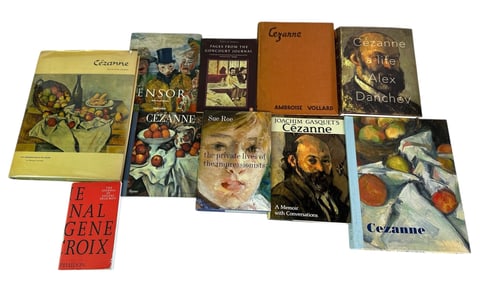 Collection of Impressionism Art Books, CEZANNE, DELACROIX