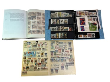 Collection of Vintage Stamps Books