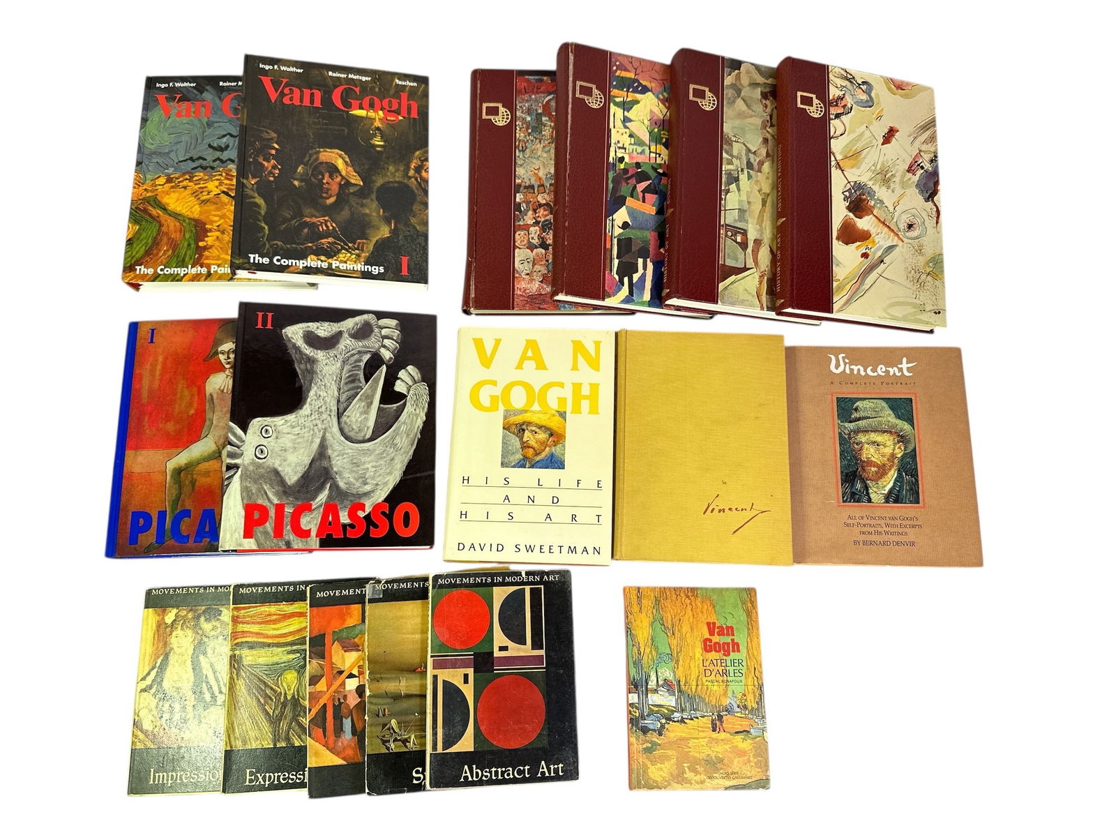 Collection of Modern Art / Surrealism Books VAN GOGH, PICASSO (1 of 5)
