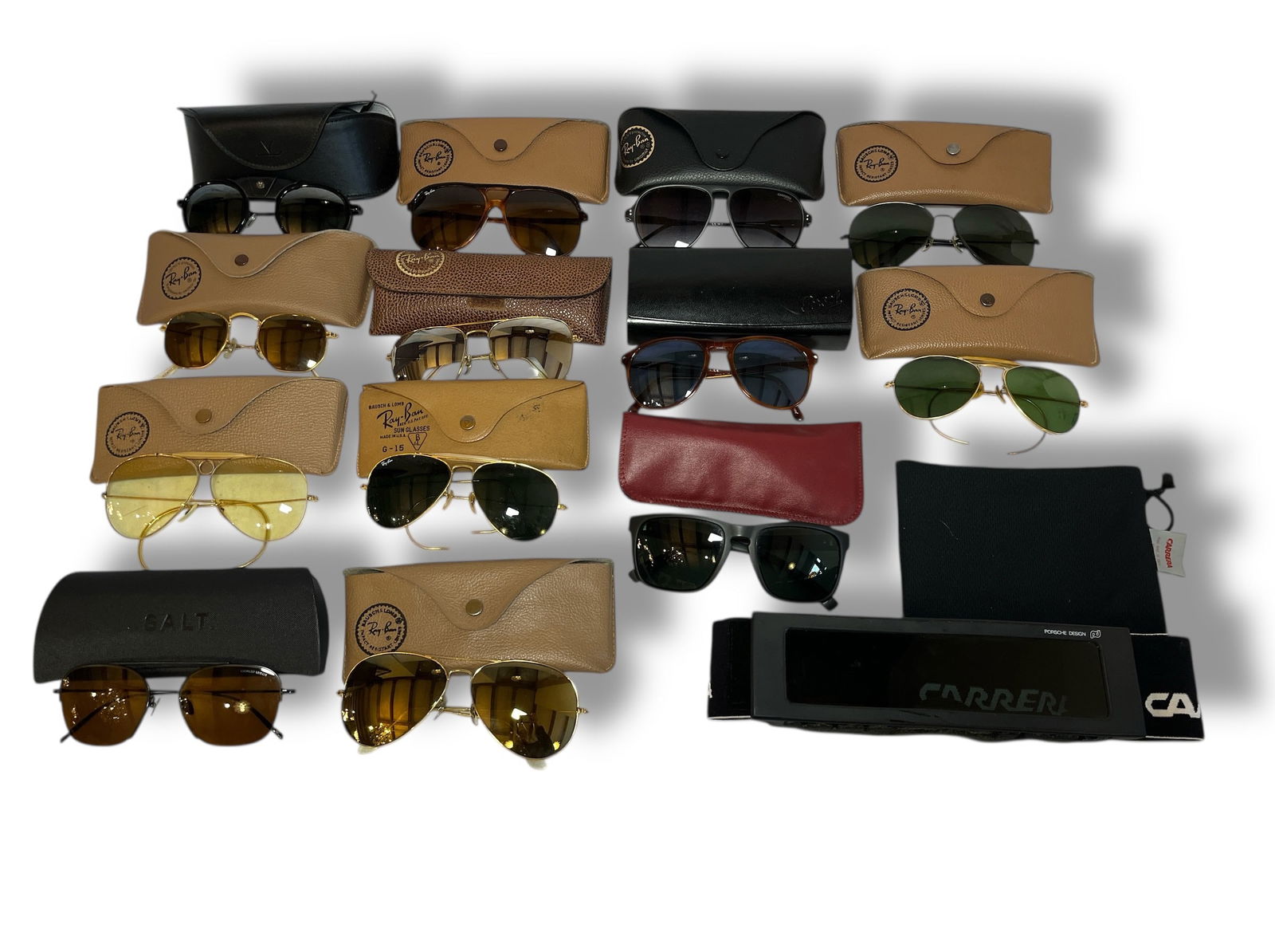 Large Collection of Vintage RAY BAN Sunglasses, VUARNET (1 of 12)