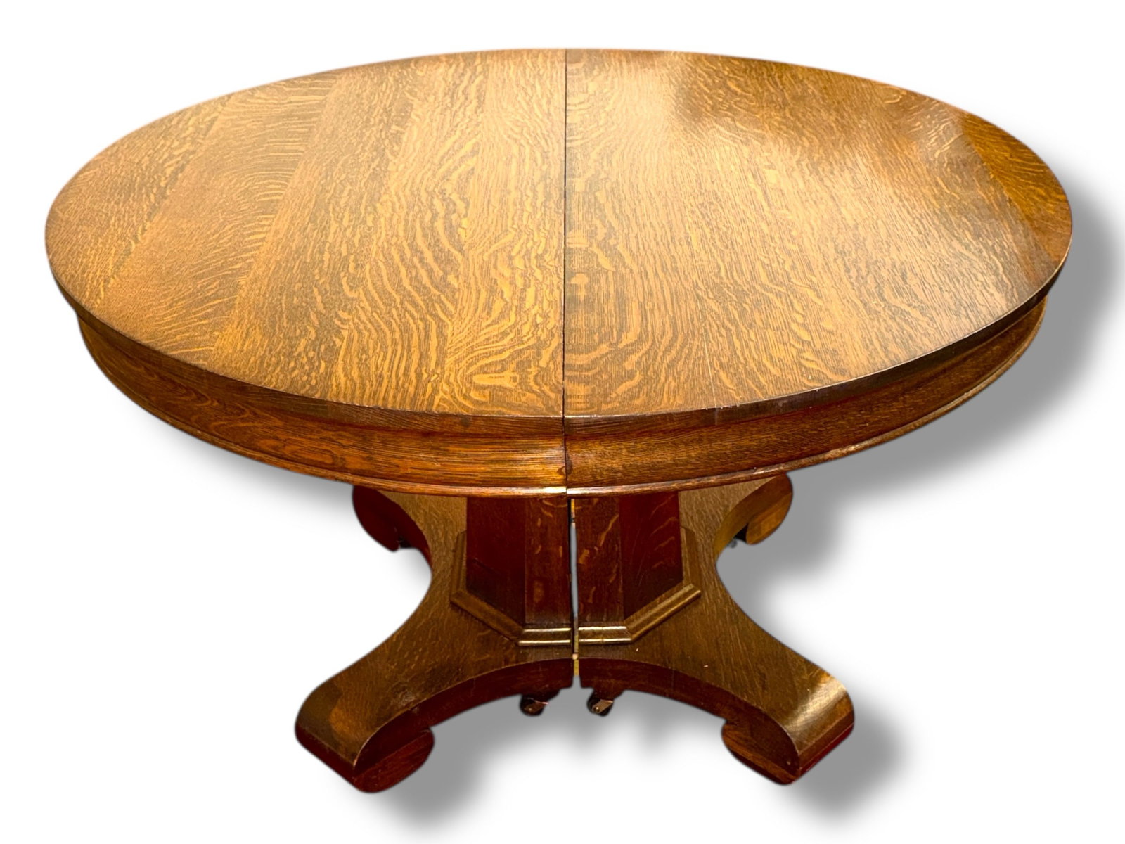 Antique Round Oak Table (1 of 6)