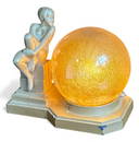 Figural Nude Art Deco Lamp, NUART 1930s