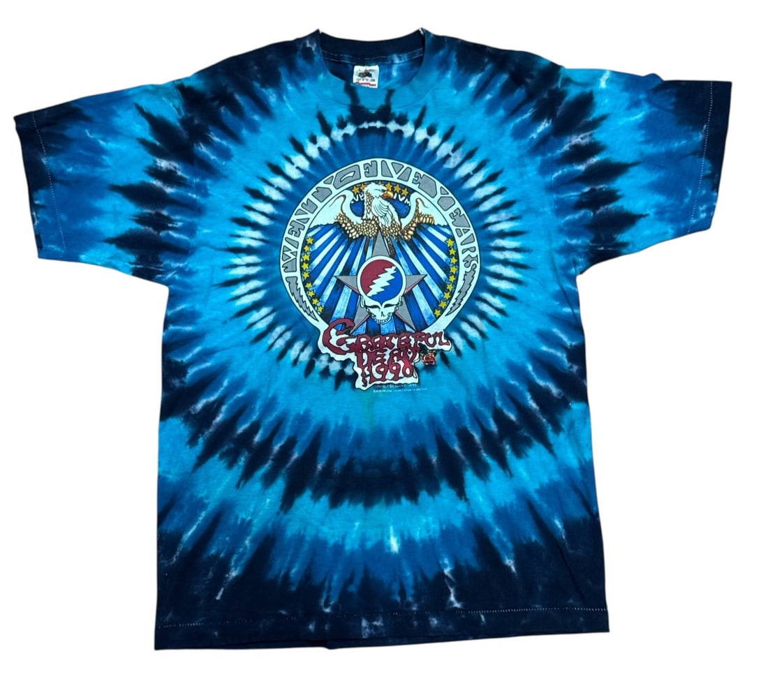 GRATEFUL DEAD 1990 DAVID FOSLUND T SHIRT 25YR (1 of 5)