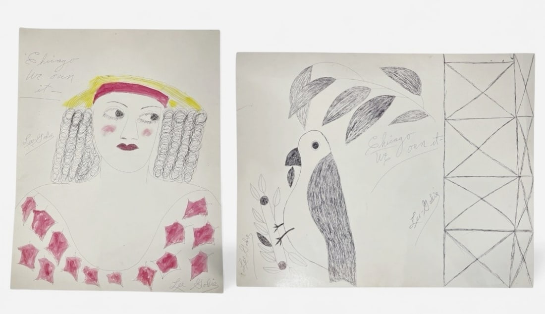 LEE GODIE (American, 1908-1994), Double Sided "Chicago We Own It" (1 of 8)