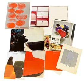 Collection Vintage HERMAN MILLER, KNOLL Catalogs and Reference Guides