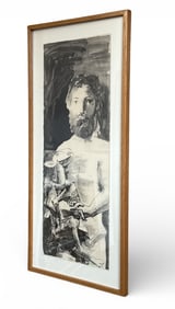 PABLO PICASSO, Study of Man with Goat Lithograph