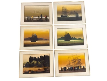 ELTON BENNETT (American, 1911-1974) Collection of Six Serigraphs