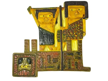 MARCELLO FANTONI (Italian 1915-2011) Ceramic Wall Plaque